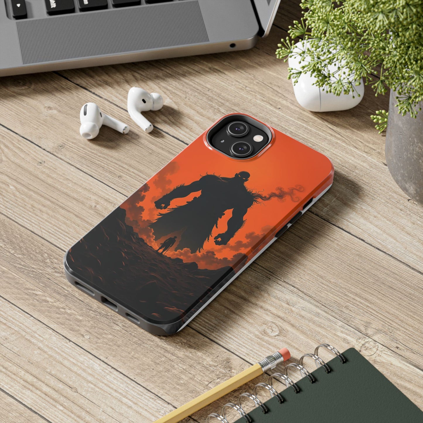 Orange Titan Phone Case